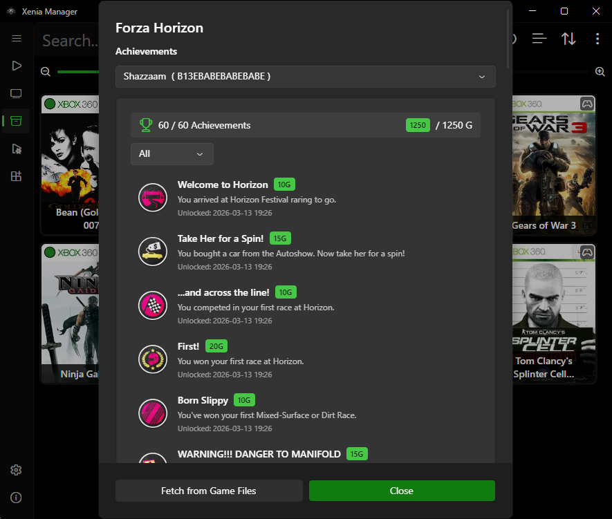 Achievements