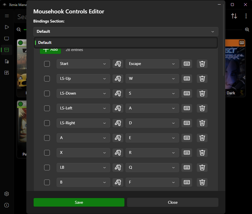 Mousehook Controls Editor